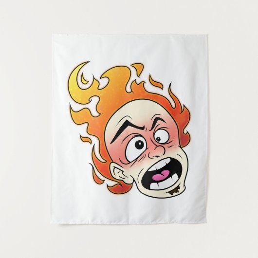 Tapisserie Scovillelicical Fire Head (Devant)
