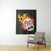 Tapisserie Scovillelicical Fire Head (En situation)