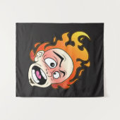 Tapisserie Scovillelicical Fire Head (Devant (Horizontal))