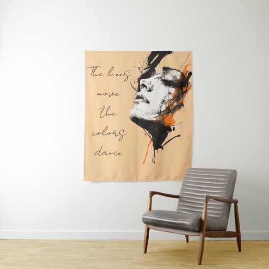 Tapisserie Silent Power (En situation)