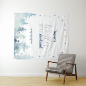 Tapisserie Silver & Blue Winter onderland 1er Anni (En situation (horizontale))