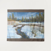 Tapisserie "Snow Melt" (Devant (Horizontal))