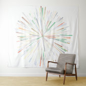 Tapisserie spirale (En situation (horizontale))