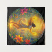 Tapisserie Spirituelle – Femme en Lumière et Mouve (Devant (Horizontal))