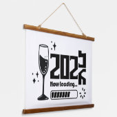 Tapisserie Suspendue 2026 New Year Loading Celebration Typography (Angulaire)