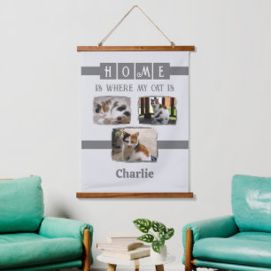 Tapisserie Suspendue 3 animal animal photo collage gris