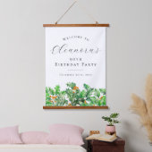 Tapisserie Suspendue 90e fête d'anniversaire Décembre Fleur de naissanc (Chambre à coucher)