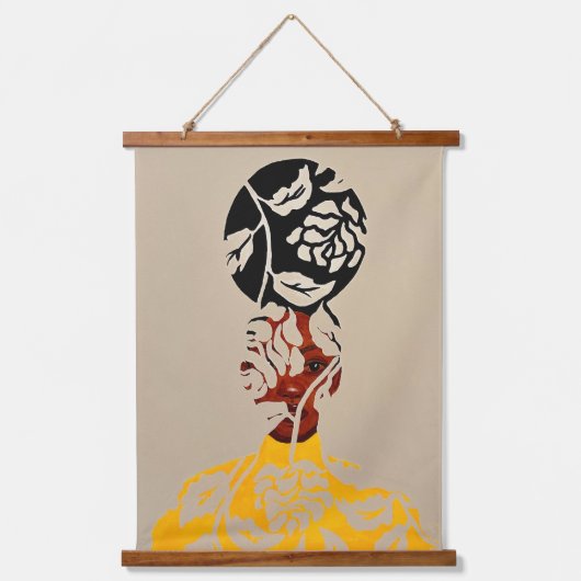 Tapisserie Suspendue Abeba (Recto)