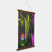 Tapisserie Suspendue Abstract Floral with Spirals 1 (Angulaire)