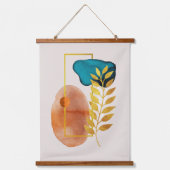 Tapisserie Suspendue Abstrait géométrique du milieu du siècle moderne m (Recto)