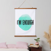 Tapisserie Suspendue acceptation de soi mots de motivation (Chambre à coucher)