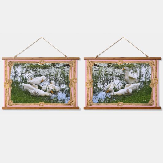 Tapisserie Suspendue Accueil Décor Trendy Ducks Pond Life (Double)