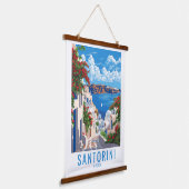 Tapisserie Suspendue Accueil Santorin : Santorin Grèce (Angulaire)