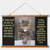 Tapisserie Suspendue Adorable Feline Chat vous regardant (Devant)