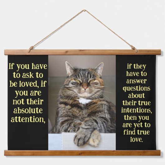 Tapisserie Suspendue Adorable Feline Chat vous regardant (Devant)