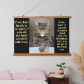 Tapisserie Suspendue Adorable Feline Chat vous regardant (Chambre à coucher)