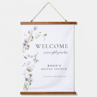 Affiche de bienvenue Fleur sauvage Dainty