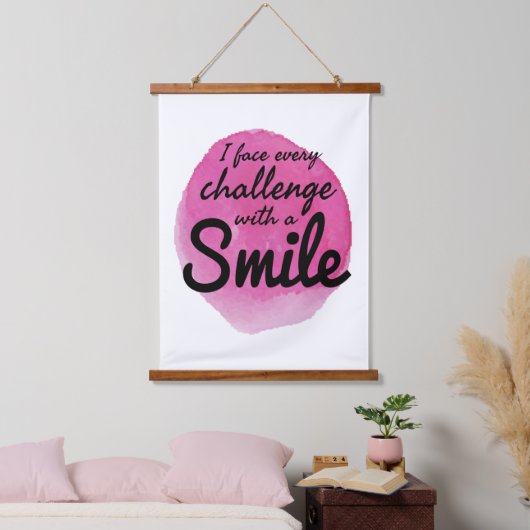 Tapisserie Suspendue affirmations d'amour-propre et d'acceptation de so (Chambre à coucher)