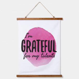 Tapisserie Suspendue affirmations motivationnelles pour acceptation de 