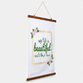 Tapisserie Suspendue affirmations positives pour l'acceptation du trava (Angulaire)