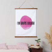 Tapisserie Suspendue affirmations positives pour les autosoins (Chambre à coucher)