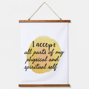 Tapisserie Suspendue affirmations pour l'amour-propre et l'autosoin