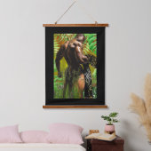 Tapisserie Suspendue African Man Bathing (Chambre à coucher)