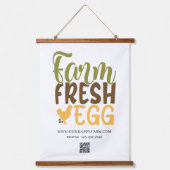 Tapisserie Suspendue Agritourisme ÉGG frais, commerce sur mesure (Recto)
