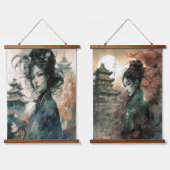 Tapisserie Suspendue Ài & Min Chinese Artwork Hanging Tapestry (Double)
