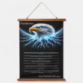 Tapisserie Suspendue Aigle électrique (Recto)