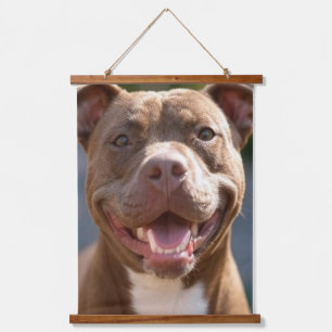Tapisserie Suspendue Ajouter une Personnaliser photo Pit Bull