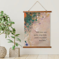 Ajouter votre propre devis Poster Floral Vintage