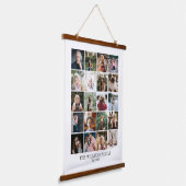 Tapisserie Suspendue Ajouter votre propre famille personnalisée 20 phot (Angulaire)
