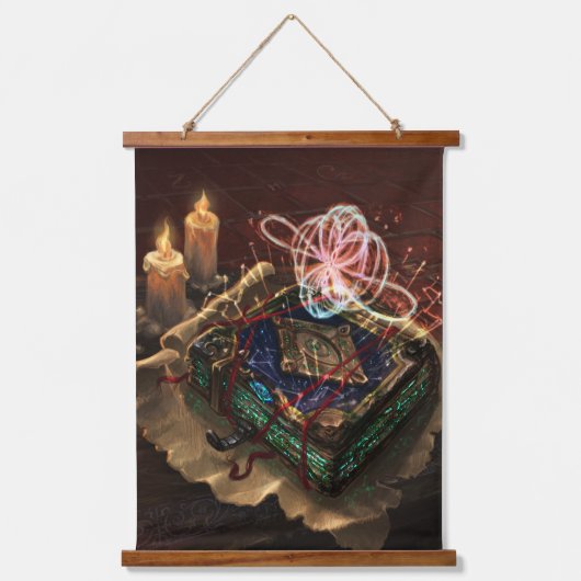 Tapisserie Suspendue Akasha Codex - mystical esoteric fantasy art (Recto)