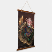 Tapisserie Suspendue Akasha Codex - mystical esoteric fantasy art (Angulaire)