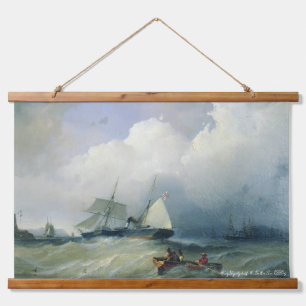 Tapisserie Suspendue Alexey Bogolyuboff. La mer Baltique. Années 1880.