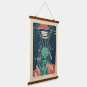 Tapisserie Suspendue Alien UFO (Angulaire)