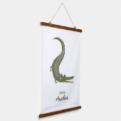 Tapisserie Suspendue Alligator Nursery Wall Art (Angulaire)