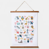 Tapisserie Suspendue Alphabet animal (Recto)