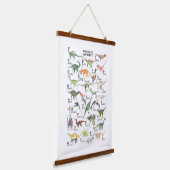 Tapisserie Suspendue Alphabet Dinosaure (Angulaire)