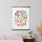 Tapisserie Suspendue alphabet fruité (Chambre à coucher)