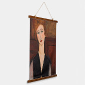 Tapisserie Suspendue Amedeo Modigliani - Portrait d'une femme (Angulaire)