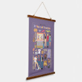 Tapisserie Suspendue AMIS™ | 30 ans d'amitié (Angulaire)