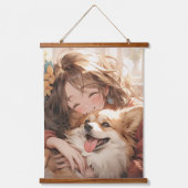 Tapisserie Suspendue Amis Anime (Recto)