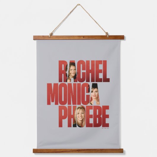 Tapisserie Suspendue AMIS™ | Rachel, Monica & Phoebe (Recto)