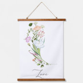 Tapisserie Suspendue Amour fleur sauvage (Recto)