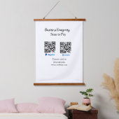 Tapisserie Suspendue Analyser pour payer q r code paypal venmo ajouter  (Chambre à coucher)