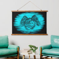 Angel Eros en amour, design noir et vert