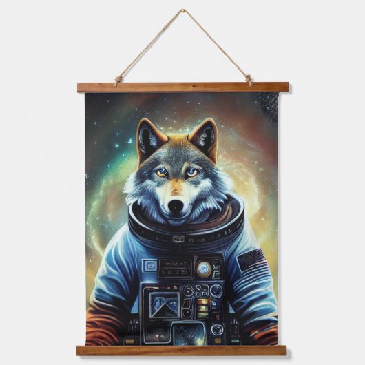 Tapisserie Suspendue Animal Astronaut Marche spatiale, Univers, espace, (Recto)