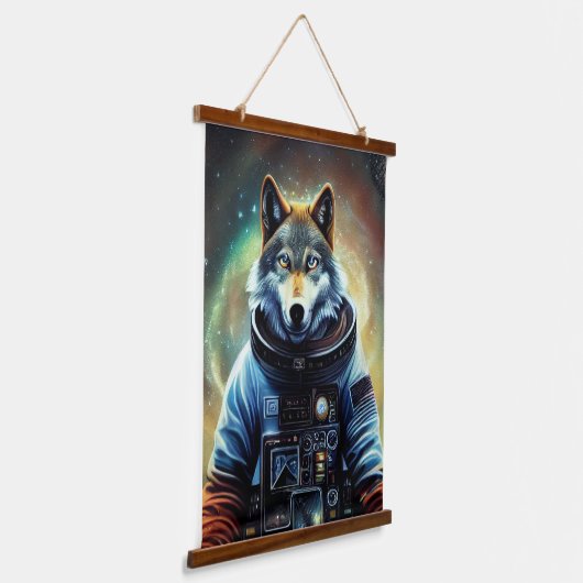 Tapisserie Suspendue Animal Astronaut Marche spatiale, Univers, espace, (Angulaire)